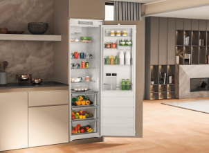 Холодильна камера Whirlpool вбудована, 177x54х54, 314л, А++, ST, інв., білий №3
