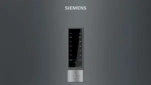 Холодильник Siemens з нижн. мороз., 203x60x67, xолод.відд.-279л, мороз.відд.-87л, 2дв., А++, NF, інв., дисплей, графіт №5