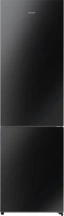 Холодильник Gorenje, з нижн. мороз. камерою,200х60х60см, 2 дв., Х- 238л, М- 98л, A++, NoFrost Plus, Fresh zone, дисплей,чорне скло