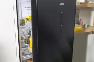Холодильник з нижн. мороз. камерою Gorenje NRK620EABXL4, 200х60х60см, 2 двері, 235( 96)л, А++, Total NF , Зона св-ті, Зовн. Дисп №3