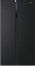 Холодильник Haier SBS, 177.5x91х64.7, холод.відд.-337л, мороз.відд.-177л, 2дв., А++, NF, інв., дисплей, чорний