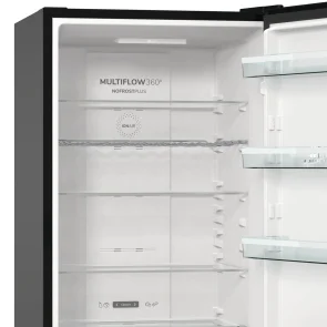Холодильник з нижн. мороз. камерою Gorenje NRK620EABXL4, 200х60х60см, 2 двері, 235( 96)л, А++, Total NF , Зона св-ті, Зовн. Дисп №5