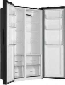Холодильник Haier SBS, 177.5x91х64.7, холод.отд.-337л, мороз.отд.-177л, 2дв., А++, NF, инв., дисплей, черный №7