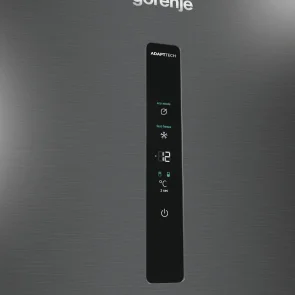 Холодильник з нижн. мороз. камерою Gorenje NRK620EABXL4, 200х60х60см, 2 двері, 235( 96)л, А++, Total NF , Зона св-ті, Зовн. Дисп №10