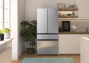 Холодильник SBS Gorenje NRM8181UX, франц.дверцята, 182x80x71см, 2 дв., Х- 299л, М- 122л, A+, NF, Інвертор, Дисплей, Сірий №4