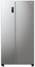 Холодильник SBS Gorenje, 179х67х92см, 2 двери, 356(191)л, А++, NF+, Инв. , зона св-ти, Совн. Диспл, матовый серый