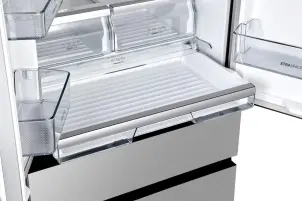 Холодильник SBS Gorenje NRM8181UX, франц.дверцята, 182x80x71см, 2 дв., Х- 299л, М- 122л, A+, NF, Інвертор, Дисплей, Сірий №8