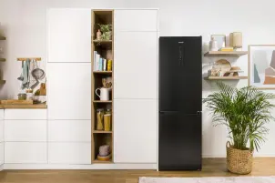 Холодильник Gorenje NRK619EABXL4 з нижн. мороз. камерою, 185х60х60см, 2 дв., Х- 204л, М- 96л, A+, NoFrost Plus, Fresh zone, чорний №3