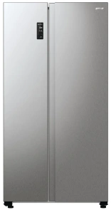Холодильник SBS Gorenje, 179х67х92см, 2 двері, 356( 191)л, А++, NF+, Інв. , Зона св-ті, Зовн. Диспл, матовий сірий №2
