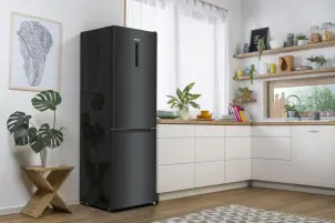 Холодильник Gorenje NRK619EABXL4 з нижн. мороз. камерою, 185х60х60см, 2 дв., Х- 204л, М- 96л, A+, NoFrost Plus, Fresh zone, чорний №4