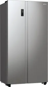 Холодильник SBS Gorenje, 179х67х92см, 2 двері, 356( 191)л, А++, NF+, Інв. , Зона св-ті, Зовн. Диспл, матовий сірий №7