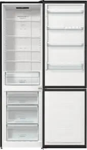 Холодильник с нижн. мороз. камерой Gorenje, 200х60х60см, 2 двери, 235(96)л, А++, NoFrost+, LED дисплей, Зона св-ти, черный №7