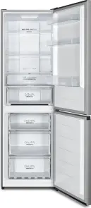 Холодильник Gorenje с нижн. мороз. камерой, 185х60х60см, 2 дв., Х-207л, М-93л, A++, NoFrost Plus, Fresh zone, Снаруж. Диспл серый №3