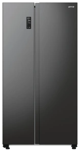 Холодильник SBS Gorenje, 179х67х92см, 2 двері, 356(191)л, А++, NF+, Інв., Зона св-ті, Зовн. Диспл, чорний №2