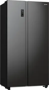 Холодильник SBS Gorenje, 179х67х92см, 2 двері, 356(191)л, А++, NF+, Інв., Зона св-ті, Зовн. Диспл, чорний №4