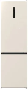 Холодильник з нижн. мороз. камерою Gorenje NRK6202AC4, 200х60х60см, 2 двері, 235( 96)л, А+, NoFrost+ , AdaptTech, Зона св-ті, LED Диспл зовнішній, ,бежевий №2