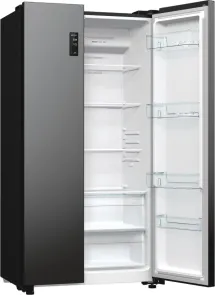 Холодильник SBS Gorenje, 179х67х92см, 2 двері, 356(191)л, А++, NF+, Інв., Зона св-ті, Зовн. Диспл, чорний №5