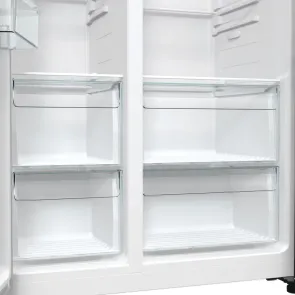 Холодильник SBS Gorenje, 179х67х92см, 2 двері, 356(191)л, А++, NF+, Інв., Зона св-ті, Зовн. Диспл, чорний №7