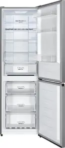 Холодильник Gorenje з нижн. мороз., 185х60х60см, 2 дв., Х- 207л, М- 93л, A+, NoFrost Plus, Fresh zone, дисплей, сірий №3