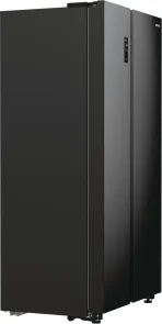 Холодильник SBS Gorenje, 179х67х92см, 2 двері, 356(191)л, А++, NF+, Інв., Зона св-ті, Зовн. Диспл, чорний №8