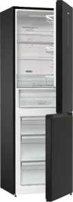 Холодильник с нижн. мороз. камерой Gorenje, 185х60х60см, 2 двери, 204(96)л, А++, NoFrost+, LED дисплей, Зона св-ти, черный №4