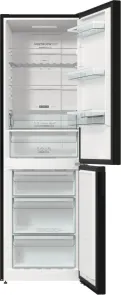 Холодильник с нижн. мороз. камерой Gorenje, 185х60х60см, 2 двери, 204(96)л, А++, NoFrost+, LED дисплей, Зона св-ти, черный №5