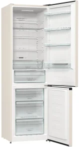 Холодильник з нижн. мороз. камерою Gorenje NRK6202AC4, 200х60х60см, 2 двері, 235( 96)л, А+, NoFrost+ , AdaptTech, Зона св-ті, LED Диспл зовнішній, ,бежевий №9