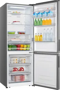 Холодильник з нижн. мороз. камерою Gorenje, Висота - 200см, Глибина-70 см, 347(109)л, А++, NF, Дисплей, 10 кг/24 г, Інвертор, нерж. №6