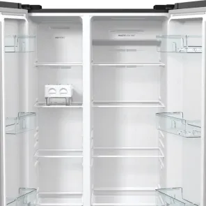 Холодильник SBS Gorenje, 179х67х92см, 2 двері, 356(191)л, А++, NF+, Інв., Зона св-ті, Зовн. Диспл, чорний №11
