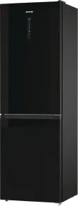 Холодильник с нижн. мороз. камерой Gorenje, 185х60х60см, 2 двери, 204(96)л, А++, NoFrost+, LED дисплей, Зона св-ти, черный №7