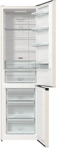 Холодильник з нижн. мороз. камерою Gorenje NRK6202AC4, 200х60х60см, 2 двері, 235( 96)л, А+, NoFrost+ , AdaptTech, Зона св-ті, LED Диспл зовнішній, ,бежевий №10