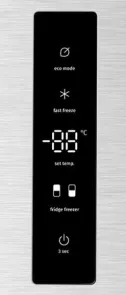 Холодильник з нижн. мороз. камерою Gorenje, 200х60х60см, 2 двері, 238(86)л, А+, NF+, Зона св-ті, Зовн. Дисп, Нерж. №3