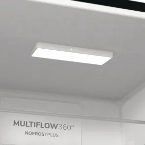 Холодильник с нижн. мороз. камерой Gorenje, 185х60х60см, 2 двери, 204(96)л, А++, NoFrost+, LED дисплей, Зона св-ти, черный №8