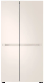 Холодильник LG SBS, 179x91х74, холод.отд.-422л, мороз.отд.-236л, 2дв., А+, NF, инв., диспл внутр., бежевый №1