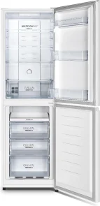 Холодильник з нижн. мороз. камерою Gorenje, 182х55х55см, 2 двері, 171(80)л, А+, NoFrost Plus, Зона св-ті, Білий №4