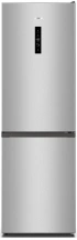 Холодильник с нижн. мороз. камерой Gorenje, 185х60х60см, 2 двери, 210(110)л, А++, NoFrost Plus, Зона св-ти, Снаруж. Диспл серый