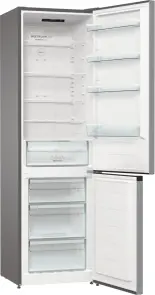 Холодильник з нижн. мороз. камерою Gorenje, 200х60х60см, 2 двері, 235(96)л, А++, NoFrost+, Зона св-ті, сірий №9