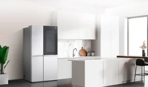 Холодильник LG SBS, 179x91х74, холод.отд.-414л, мороз.отд.-233л, 2дв., А+, NF, инв., диспл внутр., зона св-ти, Door in door, нерж №3