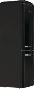 Холодильник с нижн. мороз. камерой Gorenje, 194x66x60см, 2 двери, 204(96)л, А++, Retro, NoFrost+, Внутр. Диспл, Зона св-ти, черный №5