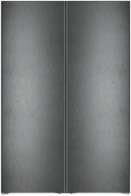 ХолодильникLiebherr SBS, 185.5x119.4х67.5, холод.отд.-398л, мороз.отд.-271л, 2дв., А++, NF, диспл внутр., черный