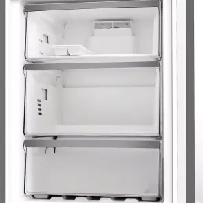 Холодильник Whirlpool с нижн. мороз., 186.5x60х66.3, холод.отд.-210л, мороз.отд.-104л, 2дв., А++, NF, дисплей, инв., зона нулевая, серый №7