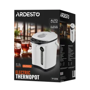 Термопот Ardesto 6л, пластик, сіро-чорний №9