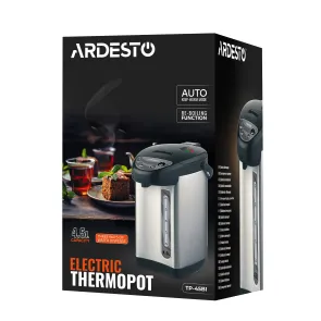 Термопот Ardesto 4.5л, пластик, сіро-чорний №9