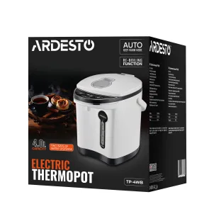 Термопот Ardesto 4л, пластик, сіро-чорний №10