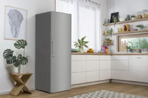 Холодильна камера Gorenje, 186x60х66, 398л, А++, електронне упр, зона св-ті, сірий №3