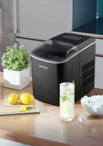 Льодогенератор побутовий Gorenje, 12кг/добу, 2.2л, дисплей, чорний №1