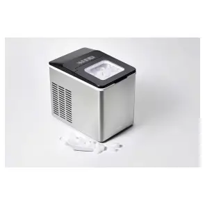 Ледогенератор бытовой Sencor SIM3400SS, 150 Вт, 12 кг/сутки, объем 1.8л, приготовление за 7 мин, 2 размера льда, серый №5