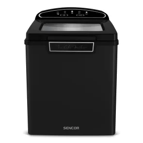 Льодогенератор побутовий Sencor SIM3000BK, 105 Вт, 12 кг/добу, об'єм 1.9л, приготування за 9 хв, 2 розміри льоду, чорний №2