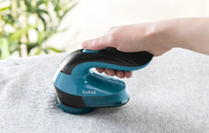 Машинка для видалення катишків Tefal, велика площа лез, ААx2 у комплекті, синій №5