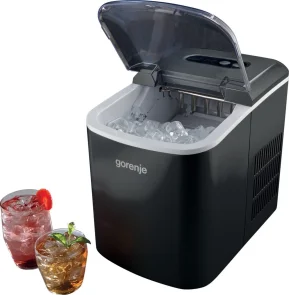 Льодогенератор побутовий Gorenje, 12кг/добу, 2.2л, дисплей, чорний №6